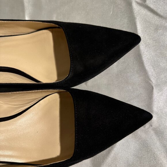 Everlane Black Suede Heels – Size 7.5 - Picture 3 of 7